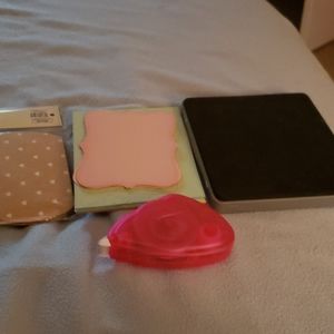 Assorted craft items.